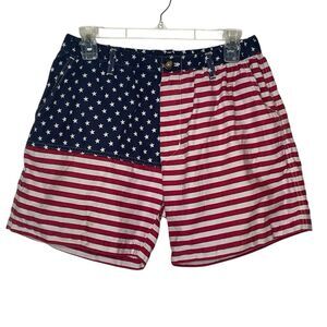 Chubbies Shorts Mens Large American Flag Twill Made In USA